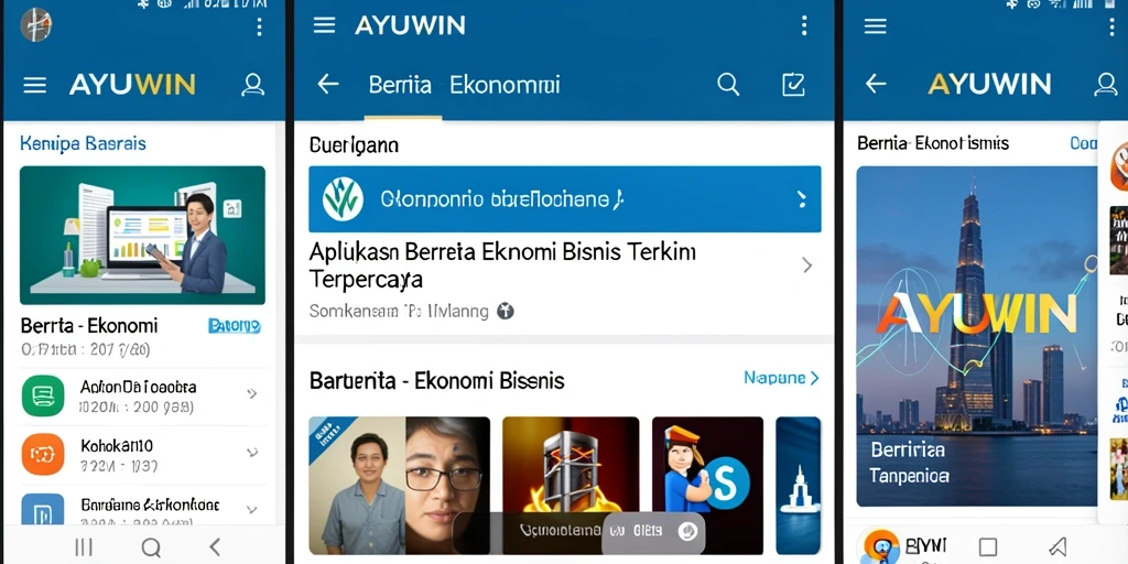 Tampilan antarmuka AYUWIN yang informatif dan mudah digunakan.