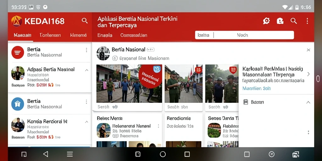 Tampilan antarmuka KEDAI168 yang modern dan user-friendly.