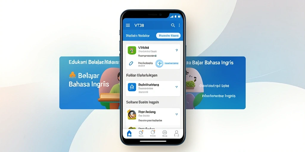 Antarmuka aplikasi VT38 yang menarik dan mudah digunakan.