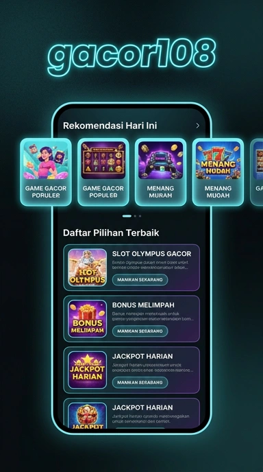 Temukan Aplikasi Populer di Gacor108 — Kota Digital Anda